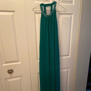 Teal Maurices Maxi Dress